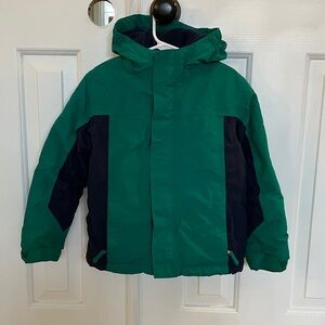 Lands' End Kids Green and Navy Squall Jacket